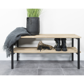 Spinder design Rizzoli bench, zwart