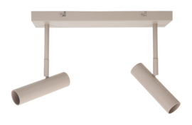 Freelight plafondspot  Undici, 2-lichts creme