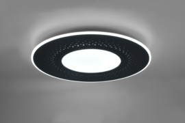 Trio lighting plafondlamp Verus led, zwart 70 cm incl. afstandsbediening