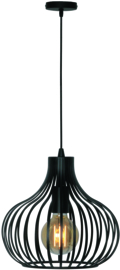Freelight hanglamp Agilio, zwart 28 cm
