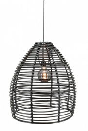 Top licht. hanglamp Bolzano, large black 60 cm