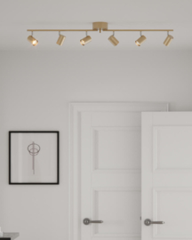 By Rydéns Correct Spotlight met 6 gouden lampen