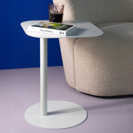 Spinder design Bijzettafel Hella, Scandinavian White