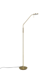 Trio lighting vloerlamp Monza led, mat messing incl. dimmer