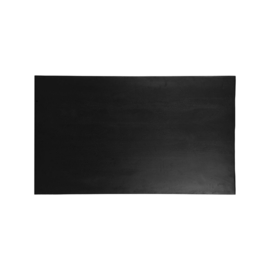 Label 51 Restauranttafel, zwart mangohout | zwart metaal 120x70 cm