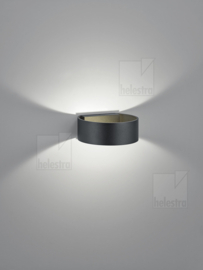 Helestra wandlamp Fosca led, mat zwart