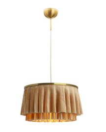 By Rydéns Ophelia hanglamp Ø40 cm messing/beige