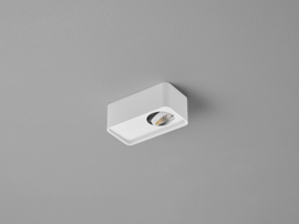 Helestra plafondspot Cas led, 1-lichts mat wit