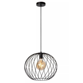 Lucide hanglamp Danza, zwart 40 cm