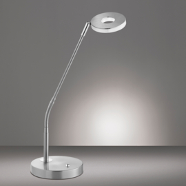 Fischer & Honsel  tafellamp Dent led, mat nikkel