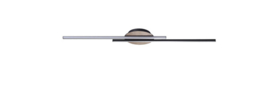 Bopp leuchten plafondlamp Dual led, 2-lichts zwart met eiken