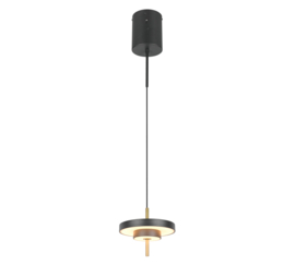 Trio lighting hanglamp Keaton led, zwart
