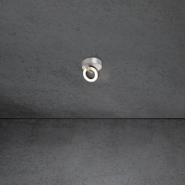 Escale MIDNIGHT spot rond led, aluminium-antraciet