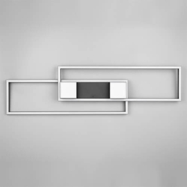 Trio lighting plafondlamp Albany led, zwart incl. switch dimmer