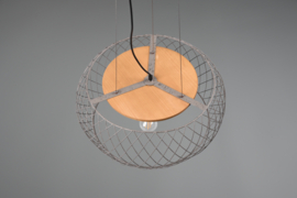 Trio lighting hanglamp Tamil, antiek nikkel