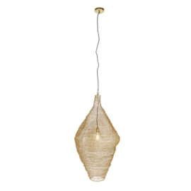 Qazqa  hanglamp Nidum, goud 60 cm