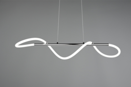 Trio lighting hanglamp ARGOS LED, chroom incl. switch dimmer