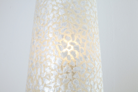 WF Light vloerlamp Eros vaas, wit 150 cm