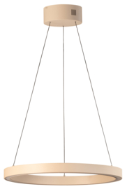 Fischer&Honsel  hanglamp Silvio led, zandkleur