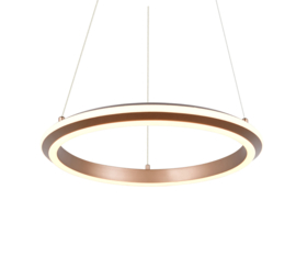 Trio lighting hanglamp Amador led, mat bruin