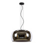 Lucide hanglamp Olivia, rookglas 50 cm