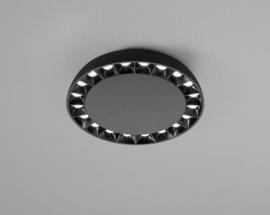 Helestra plafondlamp Pair led, mat zwart