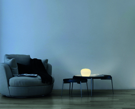 Bopp leuchten tafellamp Cara led, zwart-wit incl. touch dimmer 25 cm