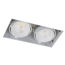 Berla plafondspot  inbouw BR0022W-DTW led, 2-lichts mat wit incl. driver