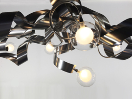 Light trend hanglamp    H95050B, 14-lichts mat nikkel