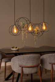 Lucide CIRCLE - Hanglamp - 3xE27 - Zwart