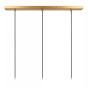 Lucide hanglamp Corina, 3-lichts zwart