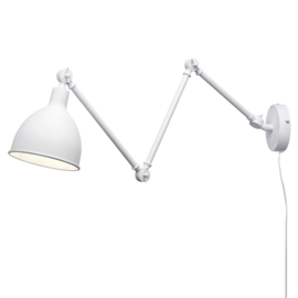 By Rydéns wandlamp Bazar, wit incl. licht bron