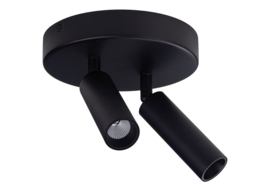 Berla plafondspot  BC0026B led, 2-lichts zwart