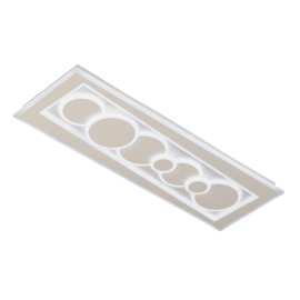 Fischer & Honsel plafondlamp Ratio led, wit 90 cm incl. afstandsbediening