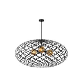Lucide hanglamp Wolfram,  zwart 100 cm