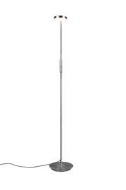 Trio lighting vloerlamp Monza led, mat nikkel incl. dimmer
