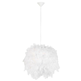 Qazqa  hanglamp Feather, wit