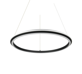 Trio lighting hanglamp Amador led, mat zwart 75 cm