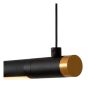 Lucide hanglamp Marnik led, zwart incl handbewegings sensor