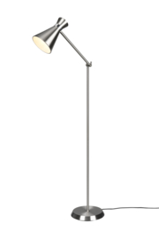 Trio lighting vloerlamp Enzo, mat nikkel