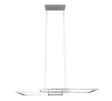 Trio lighting hanglamp Albany led, mat nikkel incl. afstandsbediening