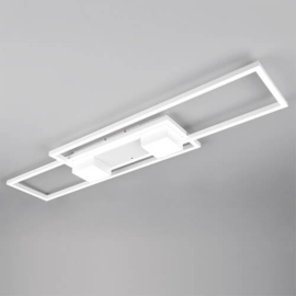 Trio lighting plafondlamp Albany led, wit incl. switch dimmer