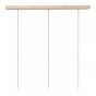Lucide hanglamp Corina, 3-lichts beige