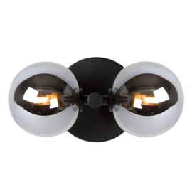 Lucide TYCHO - Wandlamp - 2xG9 - Mat zwart