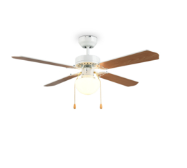 Trio lighting plafond ventilator Hammerfest, wit