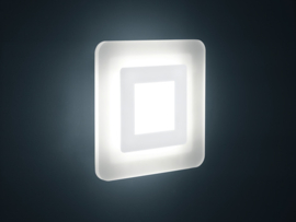 Helestra plafondlamp Wes led, wit 32,5 cm