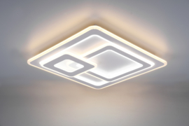 Trio lighting plafondlamp Mita led, mat wit incl. afstandsbediening 51 cm