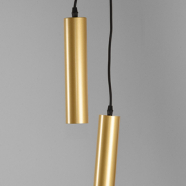 Label 51  hanglamp Ferroli, 3-lichts antiek goud