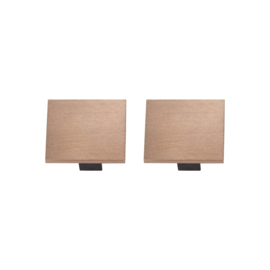 Lucide LINIAL Eindkap - 1-fase Railsysteem / Railverlichting - Smart - 48V Track - Set van 2 - Champagne