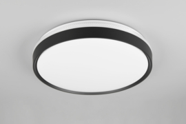 Trio lighting plafondlamp Spacy led, mat zwart incl. afstandbediening